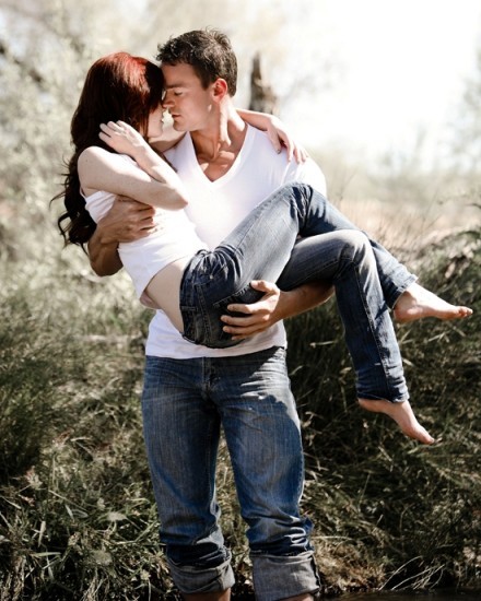 Romantic photo of lovers